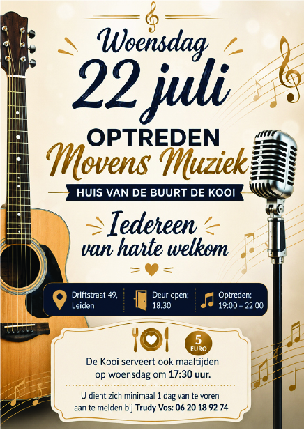 Muziek 22 juli